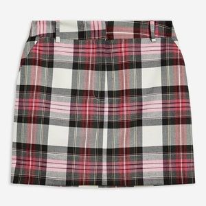 Topshop Plaid Dress Skirt